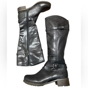 RUDSAK NEW never worn size 38 (7.5) Black Leather riding boots w/ subtle details